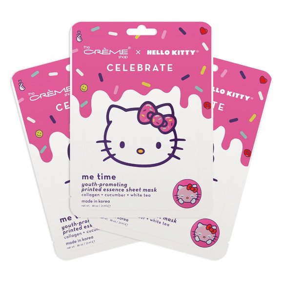 Hello Kitty Other - NEW- Hello Kitty CELEBRATE - Me Time! Mask Set of 3